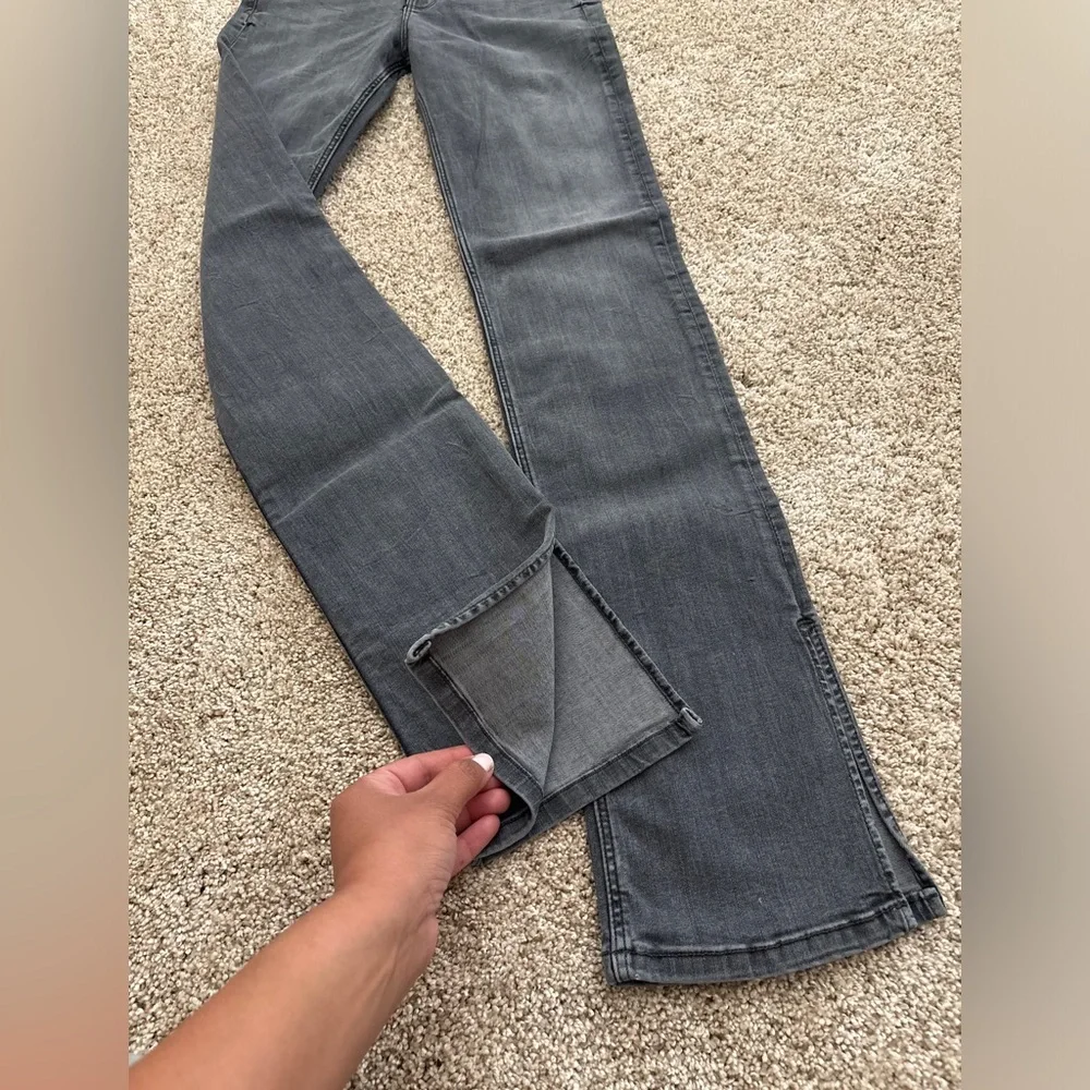 NWT Zara Gray Jeans with slid - Picture 2 of 3